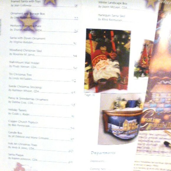 4 PAINT WORKS Magazine CRAFT Projects Christmas Painting Craft - Picture 12 of 16